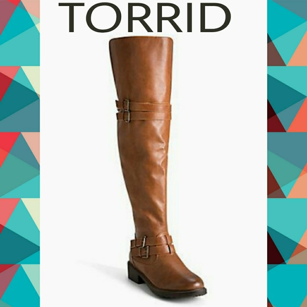 TORRID Over The Knee Wide Boots